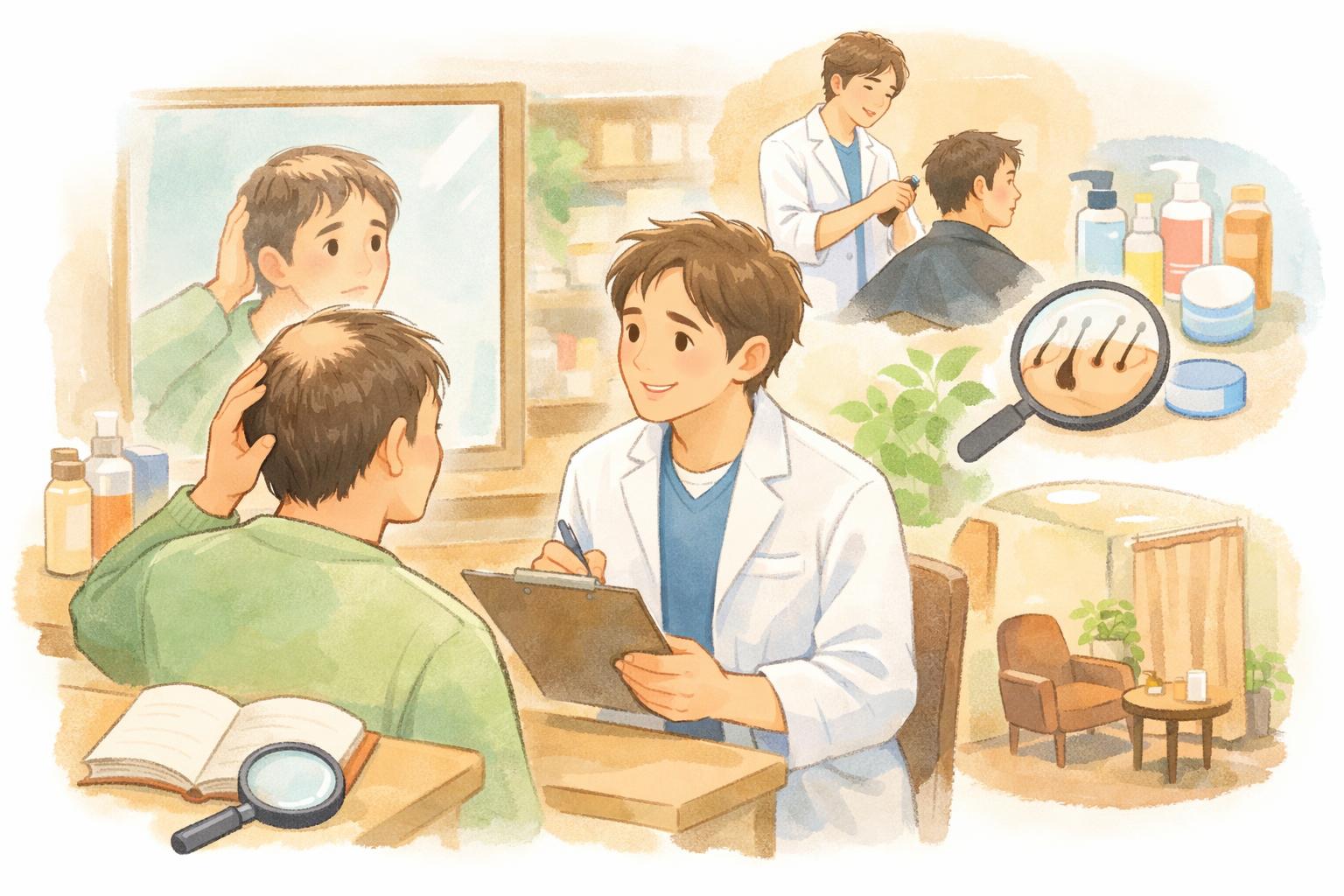 薄毛に悩む男性のための完全個室美容室RELIVE